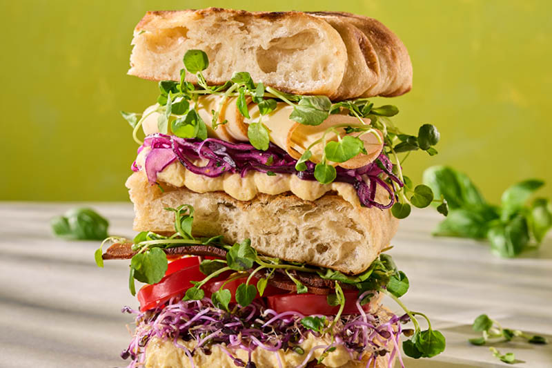 VEGAN CLUB SANDWICH