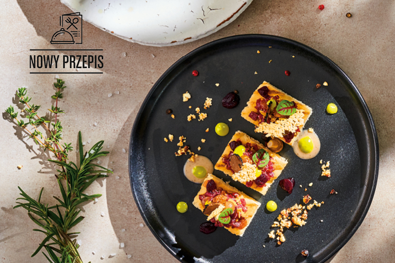 TATAR Z BRESAOLI Z PIECZONĄ RICOTTĄ