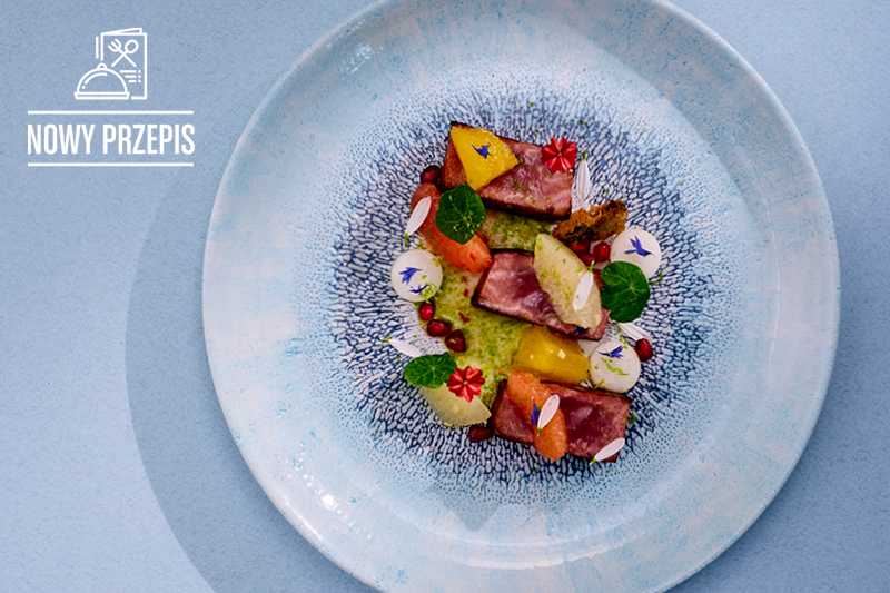 TUŃCZYK Z CYTRUSAMI W ZALEWIE PIKLOWEJ Z IMBIREM I CHILI