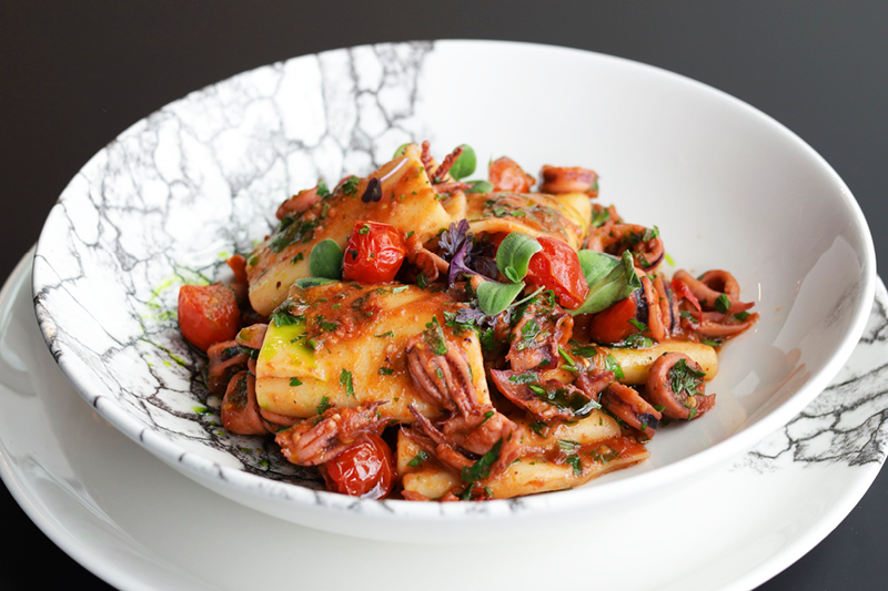 PACCHERI Z KALMARAMI PO KALABRYJSKU