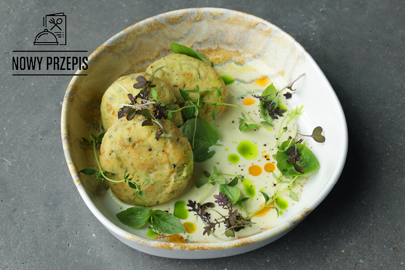 POLPETTE DI ZUCCHINE – KOTLECIKI Z CUKINII Z SOSEM ŚMIETANOWO-CYTRYNOWYM