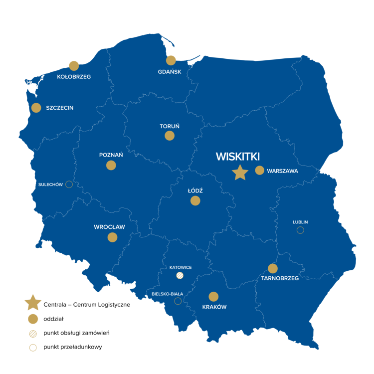 Mapa oddziałów
